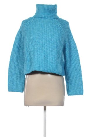 Pulover de femei Zara, Mărime S, Culoare Albastru, Preț 172,99 Lei, #137999632