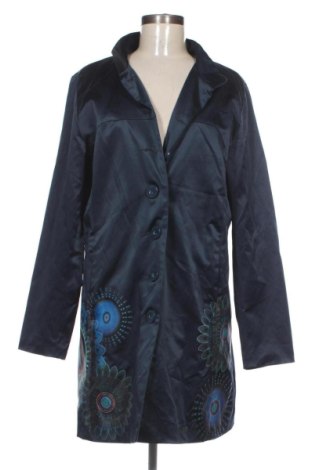 Trench de femei Desigual, Mărime L, Culoare Albastru, Preț 938,90 Lei, #137957447