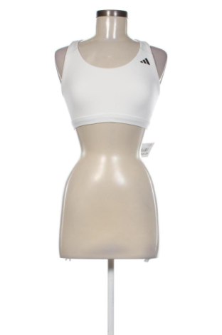 Γυναίκειο αθλητικό τοπ Adidas, Μέγεθος M, Χρώμα Λευκό, Τιμή 22,35 €, #137970722