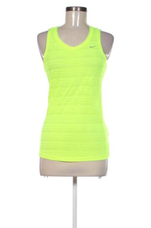 Γυναίκειο αθλητικό τοπ Nike, Μέγεθος S, Χρώμα Κίτρινο, Τιμή 25,00 €, #137974239
