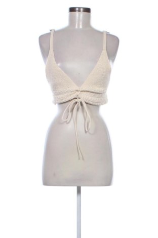 Damski top Stradivarius, Rozmiar M, Kolor ecru, Cena 42,34 zł, #137937868
