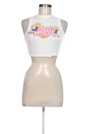 Damski top Bershka, Rozmiar XS, Kolor ecru, Cena 46,57 zł, #137944200
