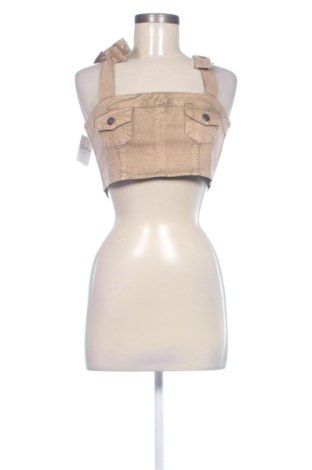 Damentop Stradivarius, Größe S, Farbe Beige, Preis 6,00 €, #137953140