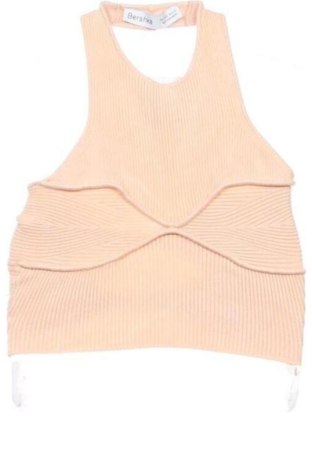 Női top Bershka, Méret S, Szín Bézs, Ár 2 482 Ft, #137986224