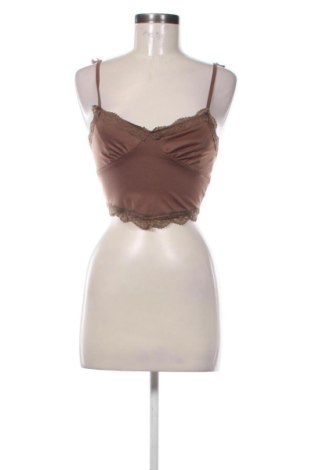 Top de femei SHEIN, Mărime XS, Culoare Maro, Preț 52,49 Lei, #137953610