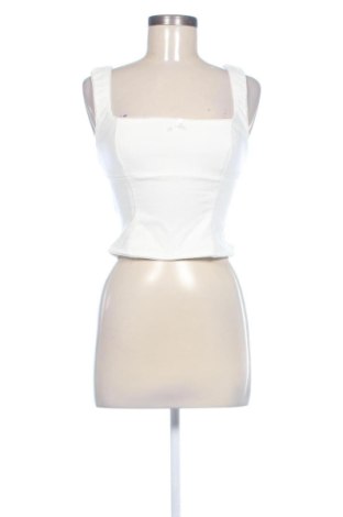 Damentop Bershka, Größe M, Farbe Weiß, Preis € 10,00, #137980717