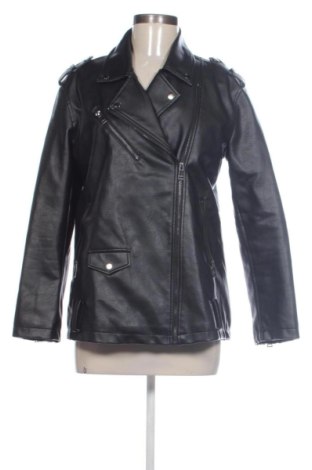 Geacă de piele pentru femei Sinsay, Mărime S, Culoare Negru, Preț 166,00 Lei, #137939439