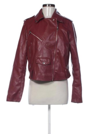 Дамско кожено яке Sinsay, Размер XL, Цвят Червен, Цена 31,00 €, #137954881