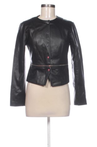 Damen Lederjacke Zara, Größe M, Farbe Schwarz, Preis 33,00 €, #137969497