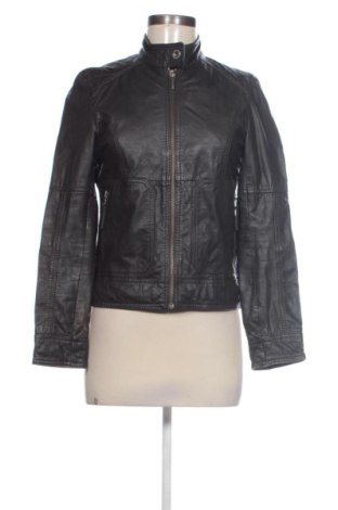 Дамско кожено яке S.Oliver, Размер S, Цвят Черен, Цена 77,00 €, #137972036