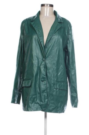 Damen Lederjacke Boohoo, Größe L, Farbe Grün, Preis € 30,89, #137972237