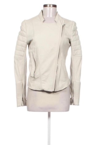 Geacă de piele pentru femei In Wear, Mărime M, Culoare Ecru, Preț 619,39 Lei, #137980235