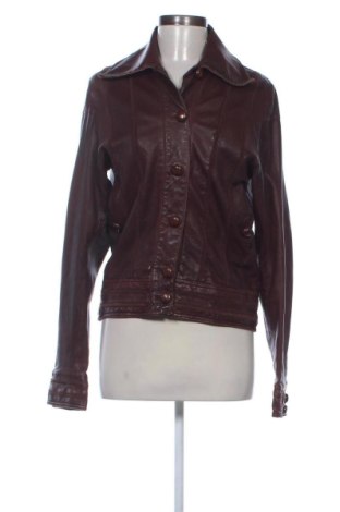 Дамско кожено яке Bruuns Bazaar, Размер M, Цвят Кафяв, Цена 217,61 €, #137982012
