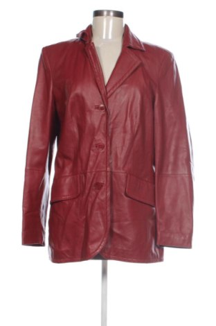 Дамско кожено яке Unbranded, Размер L, Цвят Червен, Цена 77,00 €, #137984327