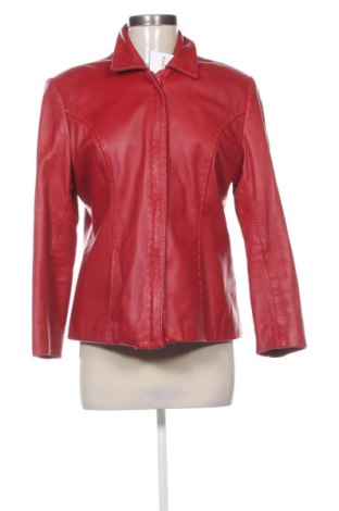 Geacă de piele pentru femei Unbranded, Mărime M, Culoare Roșu, Preț 383,18 Lei, #137967805