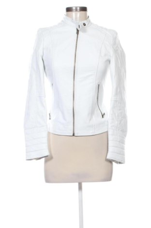 Дамско кожено яке Unbranded, Размер S, Цвят Бял, Цена 77,00 €, #137991229