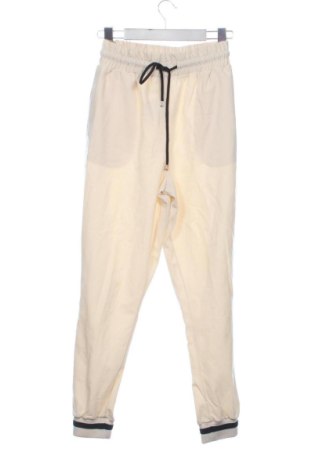 Pantaloni trening de femei Zara, Mărime XS, Culoare Bej, Preț 94,48 Lei, #137973780