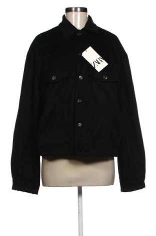 Дамско яке Zara, Размер L, Цвят Черен, Цена 32,77 €, #137947336