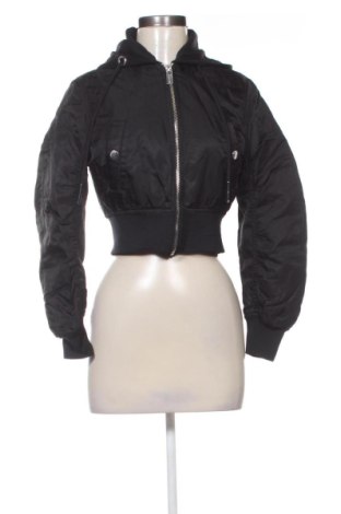 Geacă de femei Bershka, Mărime XS, Culoare Negru, Preț 69,00 Lei, #137942380