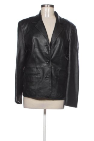 Дамско кожено яке Unbranded, Размер M, Цвят Черен, Цена 29,00 €, #137963202