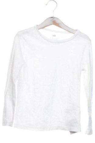 Bluză pentru copii H&M, Mărime 4-5y/ 110-116 cm, Culoare Alb, Preț 31,00 Lei, #137949866
