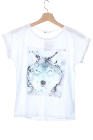Kinder Shirt H&M, Größe 10-11y/ 146-152 cm, Farbe Weiß, Preis € 6,77, #137957565