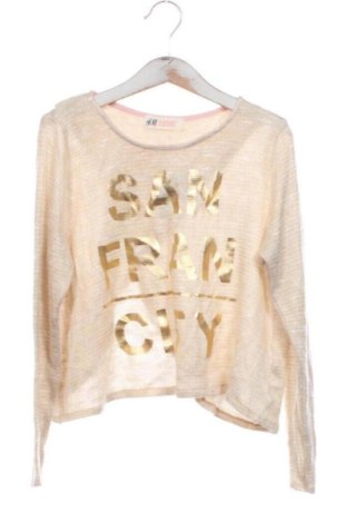Kinder Shirt H&M, Größe 8-9y/ 134-140 cm, Farbe Beige, Preis € 6,00, #137957611