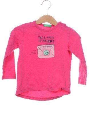 Detská blúzka  United Colors Of Benetton, Veľkosť 18-24m/ 86-98 cm, Farba Ružová, Cena  11,05 €, #137973771