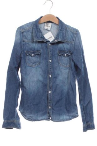 Kinderhemd H&M, Größe 8-9y/ 134-140 cm, Farbe Blau, Preis 6,00 €, #137936309