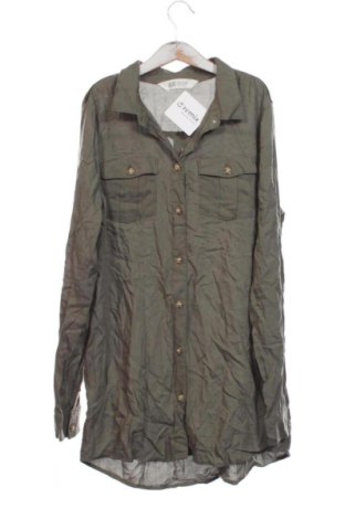 Kinderhemd H&M, Größe 12-13y/ 158-164 cm, Farbe Grün, Preis 5,72 €, #137980321
