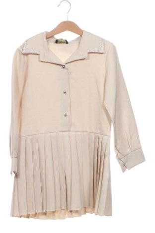 Kinderkleid Contrast, Größe 4-5y/ 110-116 cm, Farbe Beige, Preis 12,00 €, #137941636