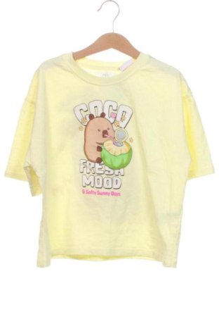 Tricou pentru copii Zara, Mărime 8-9y/ 134-140 cm, Culoare Galben, Preț 36,74 Lei, #137941731