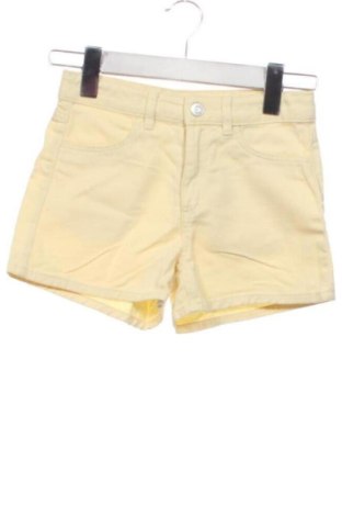 Kinder Shorts H&M, Größe 7-8y/ 128-134 cm, Farbe Gelb, Preis 7,00 €, #137969721