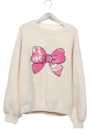 Детски пуловер H&M, Размер 8-9y/ 134-140 см, Цвят Екрю, Цена 7,00 €, #137954472