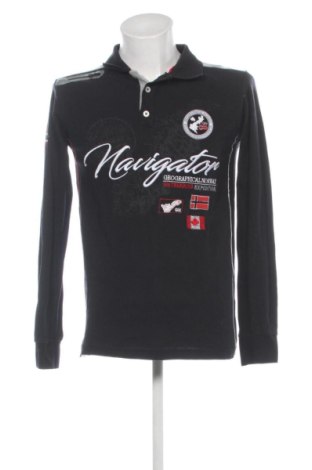 Męska bluzka Geographical Norway, Rozmiar L, Kolor Czarny, Cena 188,73 zł, #137938169