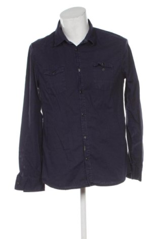 Herrenhemd Guess, Größe XL, Farbe Blau, Preis 24,96 €, #137973901