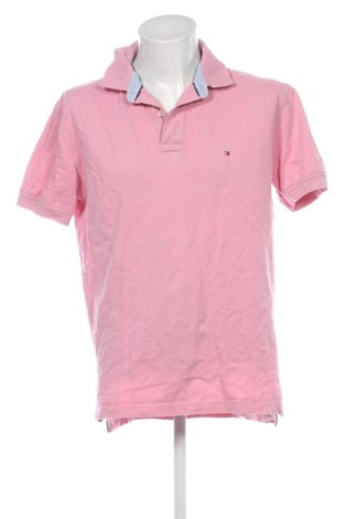 Męski T-shirt Tommy Hilfiger, Rozmiar XL, Kolor Różowy, Cena 177,81 zł, #137935521