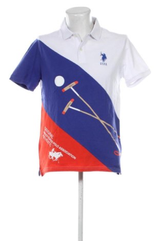 Męski T-shirt U.S. Polo Assn., Rozmiar L, Kolor Kolorowy, Cena 122,77 zł, #137947894
