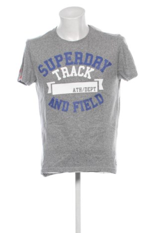 Męski T-shirt Superdry, Rozmiar XL, Kolor Szary, Cena 76,20 zł, #137951484