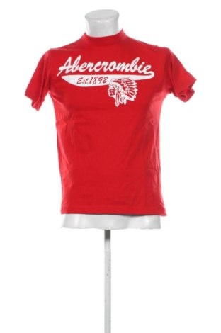 Tricou de bărbați Abercrombie & Fitch, Mărime M, Culoare Roșu, Preț 52,49 Lei, #137961747