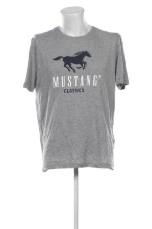 Męski T-shirt Mustang, Rozmiar XL, Kolor Szary, Cena 76,20 zł, #137964169