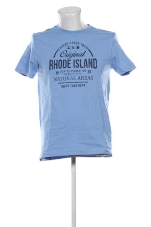 Męski T-shirt Rhode Island, Rozmiar M, Kolor Niebieski, Cena 46,57 zł, #137966246
