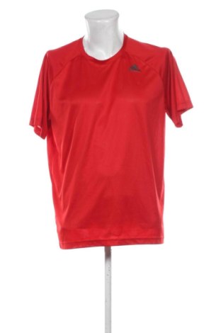 Ανδρικό t-shirt Adidas, Μέγεθος XL, Χρώμα Κόκκινο, Τιμή 21,00 €, #137970993