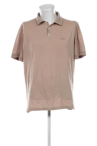 Męski T-shirt Hugo Boss, Rozmiar XXL, Kolor Beżowy, Cena 227,44 zł, #137919457