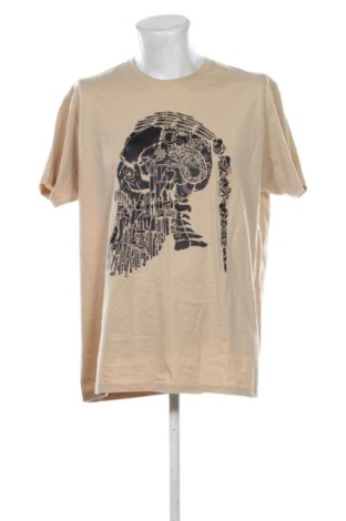 Ανδρικό t-shirt B&C Collection, Μέγεθος XXL, Χρώμα  Μπέζ, Τιμή 11,00 €, #137971835