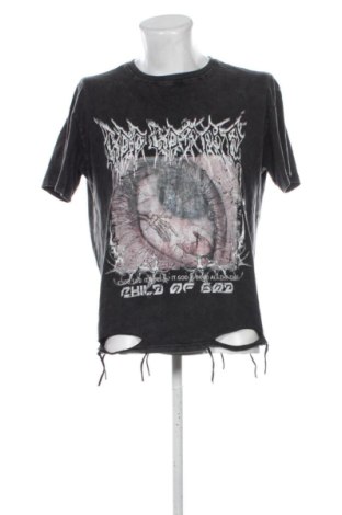 Ανδρικό t-shirt Romwe, Μέγεθος M, Χρώμα Μαύρο, Τιμή 11,00 €, #137972081