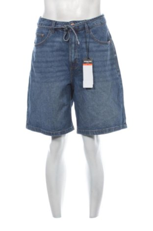 Pantaloni scurți de bărbați Sinsay, Mărime L, Culoare Albastru, Preț 89,23 Lei, #137937442