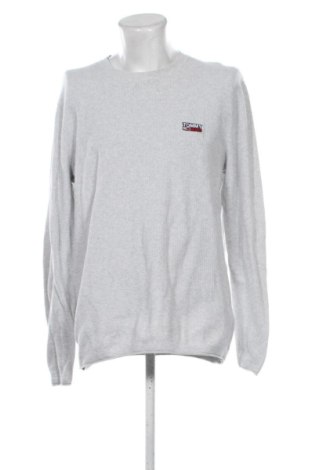 Ανδρικό πουλόβερ Tommy Jeans, Μέγεθος XXL, Χρώμα Γκρί, Τιμή 48,00 €, #137970928