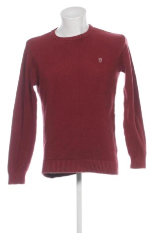 Męski sweter Knowledge Cotton Apparel, Rozmiar M, Kolor Czerwony, Cena 148,17 zł, #137939503