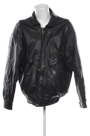 Мъжко кожено яке Unbranded, Размер 3XL, Цвят Черен, Цена 86,00 €, #137974451